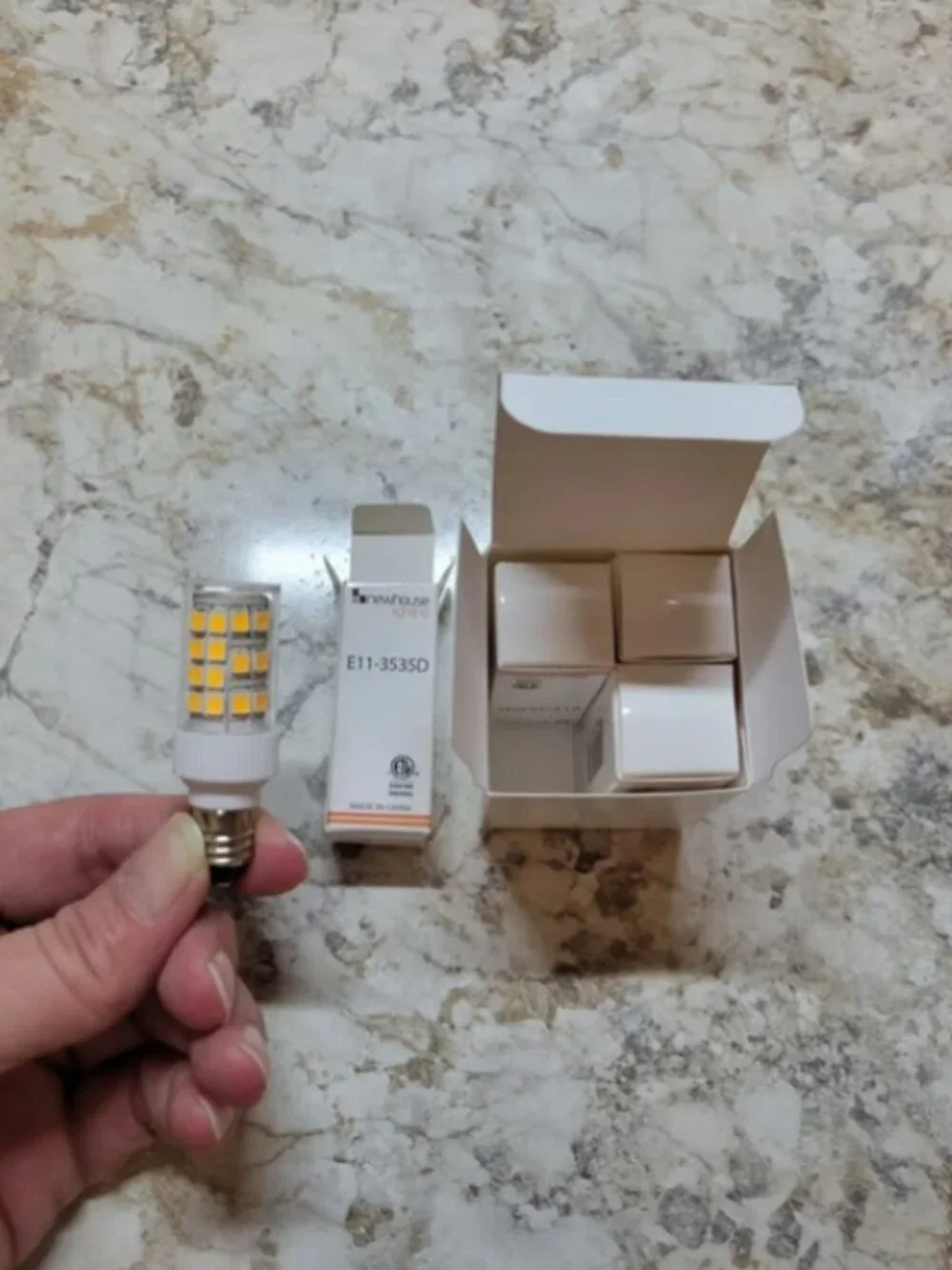 Newhouse Lighting 3.5w LED T4 Bulb E11 Base 3000k (4-Pack)
